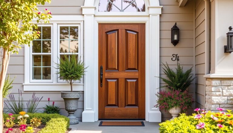 6 panel exterior door