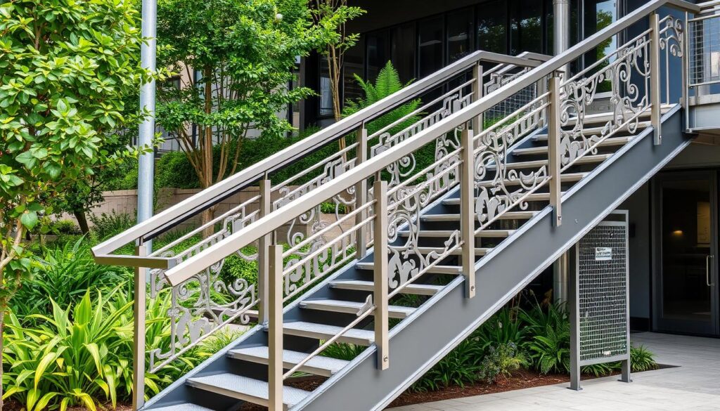 Exterior Metal Stairs