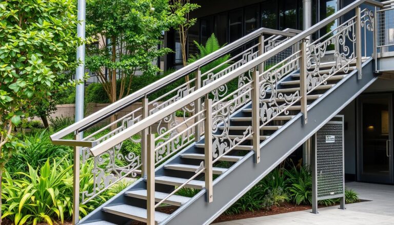 Exterior Metal Stairs