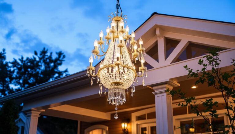 exterior chandelier lighting