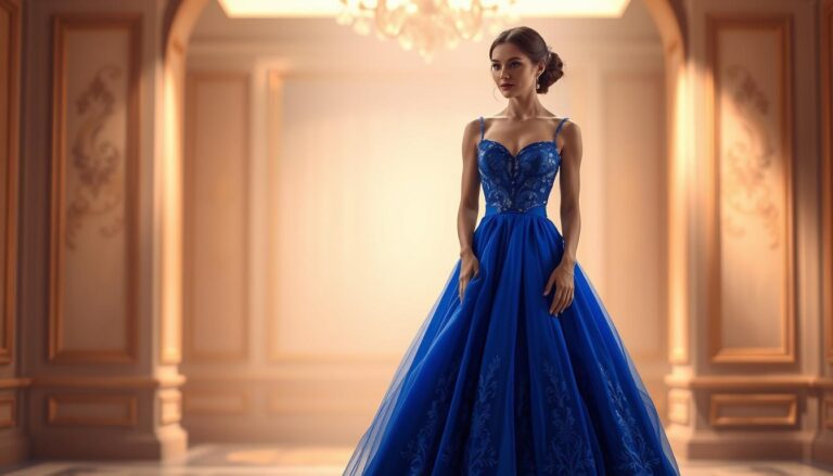 royal blue quince dress